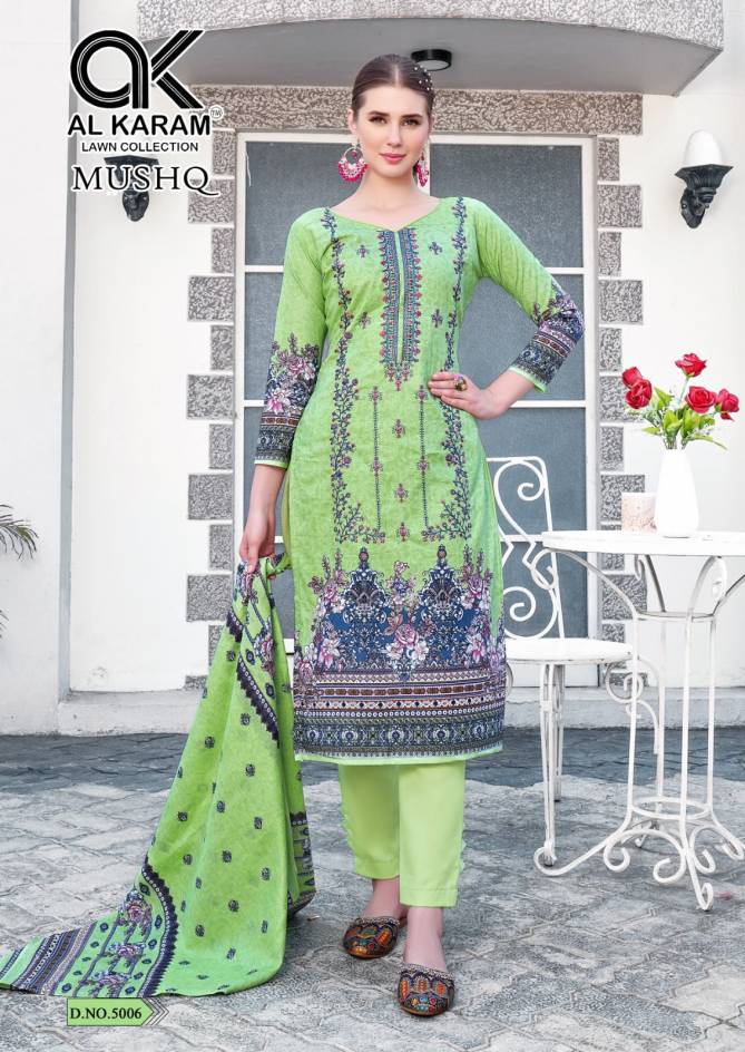 Mushq 5 By Al Karam Cotton Pakistani Dress Material Wholesale Price In Surat
